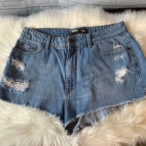 BDG High Rise Cheeky Denim Shorts Size 32